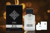 Стойкий парфюм Chic M-110 White Floral edp for men 50 ml. (Lacoste L.12.12 Blanc)