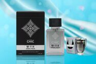 Стойкий парфюм Chic M-114 Amber Fresh edp for men 50 ml. (Paco Rabanne Invictus)